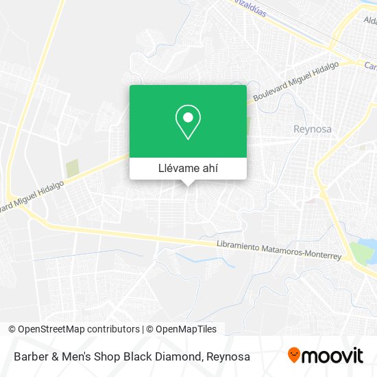 Mapa de Barber & Men's Shop Black Diamond