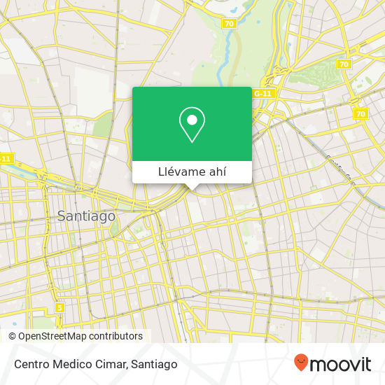 Mapa de Centro Medico Cimar