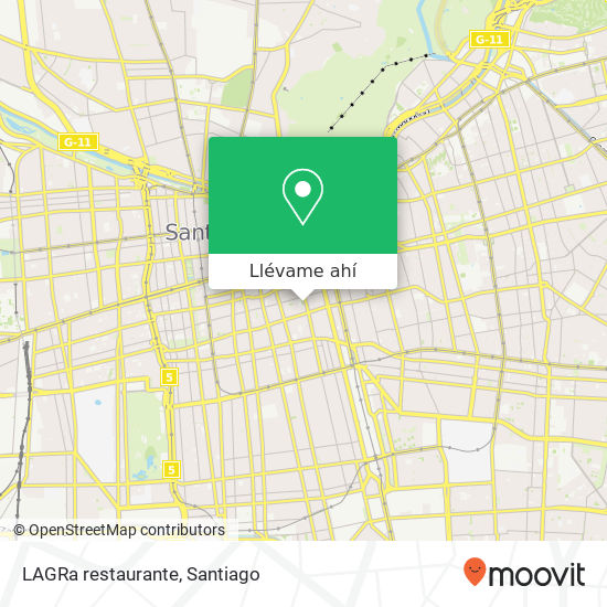 Mapa de LAGRa restaurante