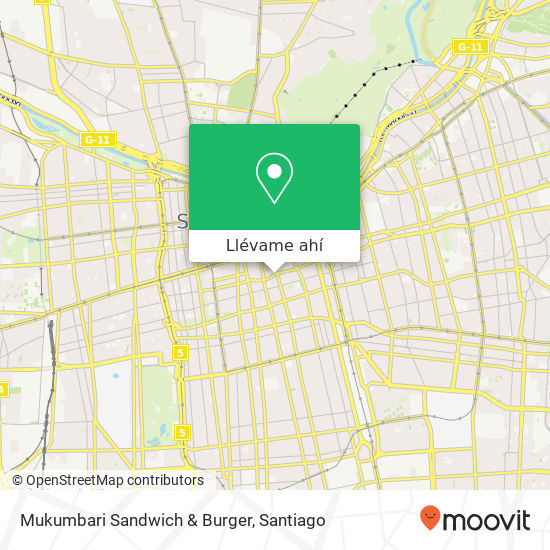 Mapa de Mukumbari Sandwich & Burger