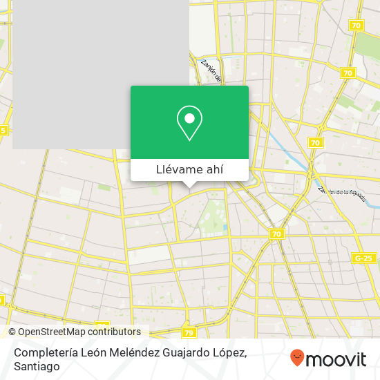 Mapa de Completería León Meléndez Guajardo López