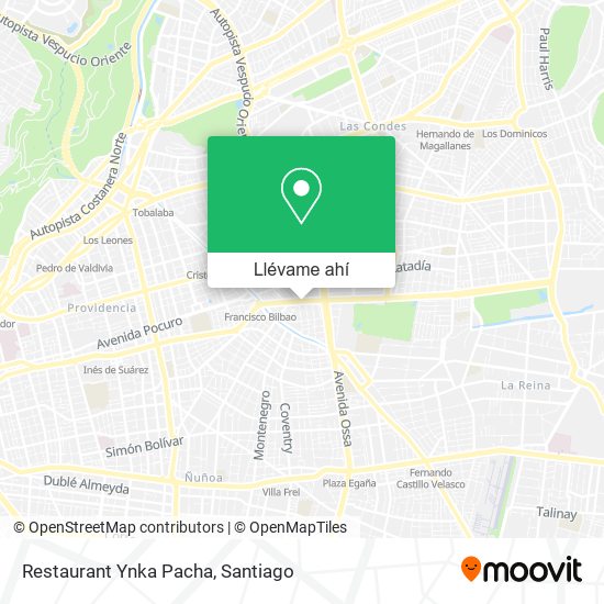 Mapa de Restaurant Ynka Pacha