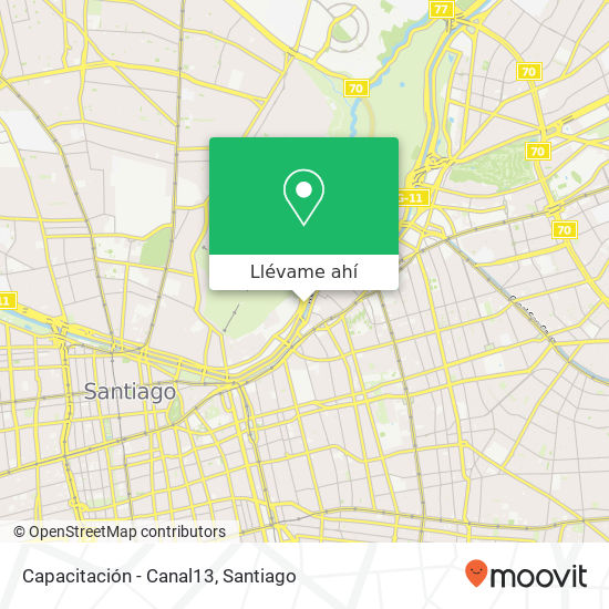Mapa de Capacitación - Canal13