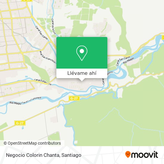 Mapa de Negocio Colorin Chanta