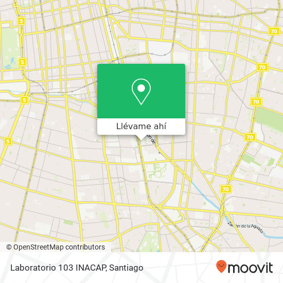 Mapa de Laboratorio 103 INACAP