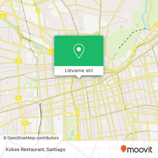 Mapa de Kokes Restaurant