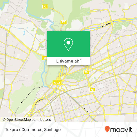 Mapa de Tekpro eCommerce