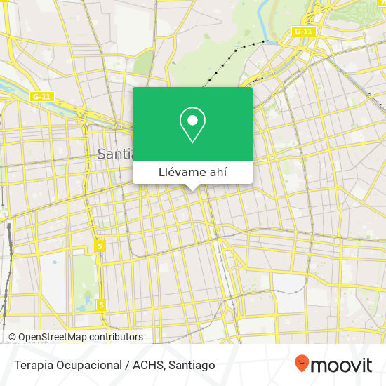 Mapa de Terapia Ocupacional / ACHS