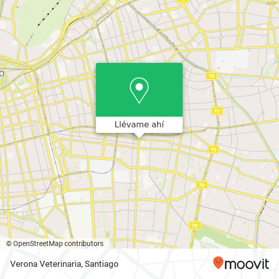 Mapa de Verona Veterinaria