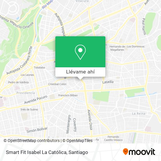 Mapa de Smart Fit Isabel La Católica