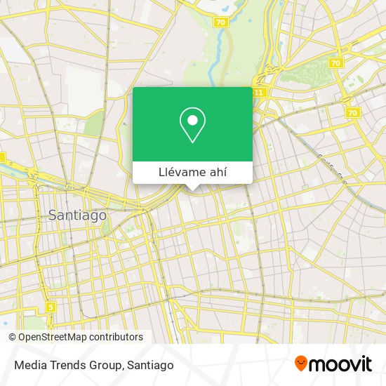 Mapa de Media Trends Group