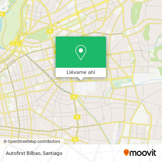 Mapa de Autofirst Bilbao