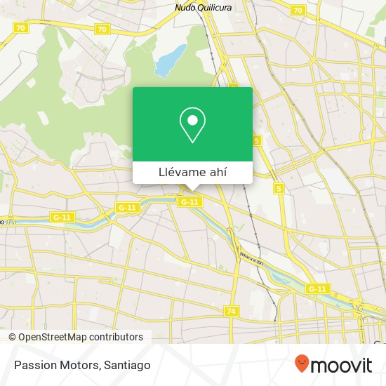 Mapa de Passion Motors