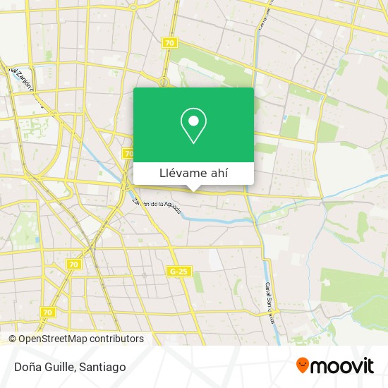 Mapa de Doña Guille