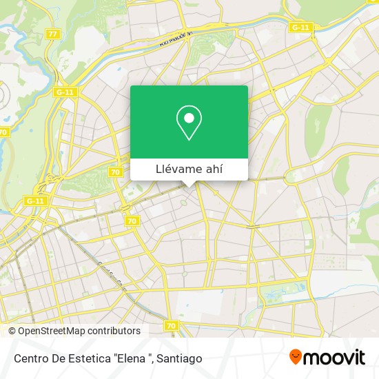 Mapa de Centro De Estetica "Elena "