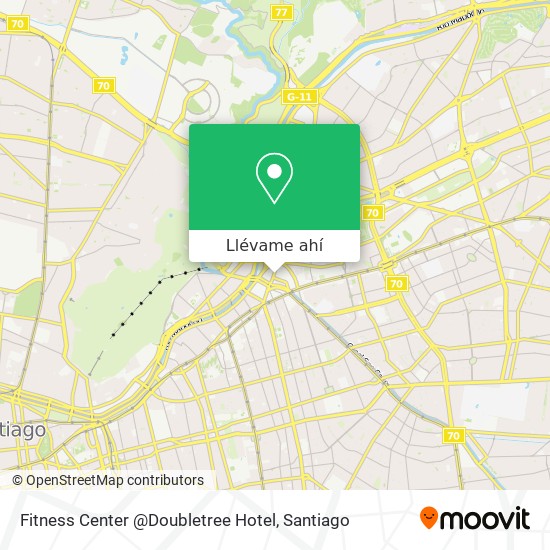 Mapa de Fitness Center @Doubletree Hotel