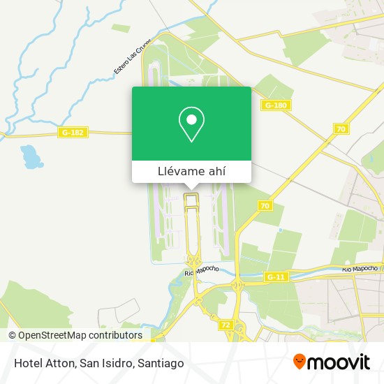 Mapa de Hotel Atton, San Isidro