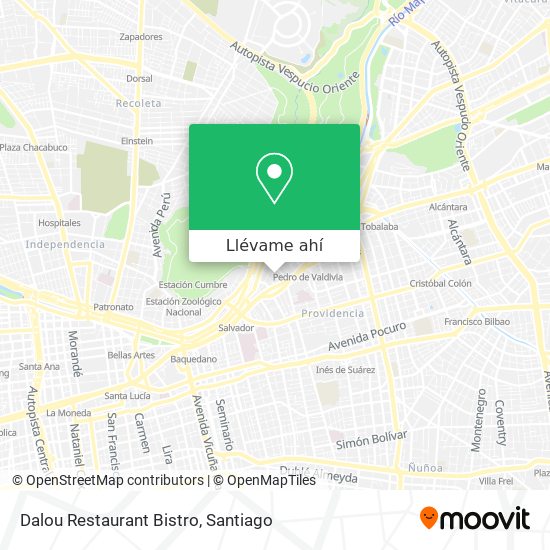Mapa de Dalou Restaurant Bistro