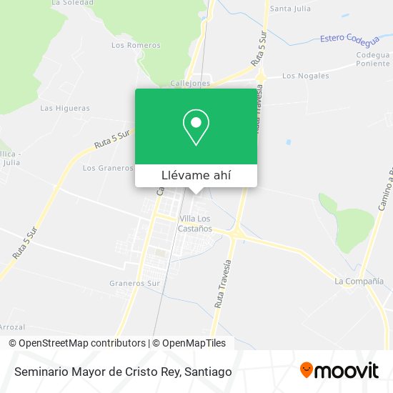 Mapa de Seminario Mayor de Cristo Rey