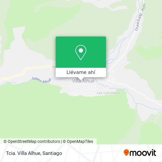 Mapa de Tcia. Villa Alhue