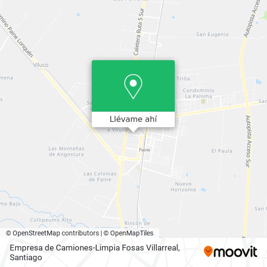 Mapa de Empresa de Camiones-Limpia Fosas Villarreal