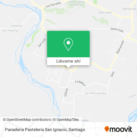 Mapa de Panaderia Pasteleria San Ignacio