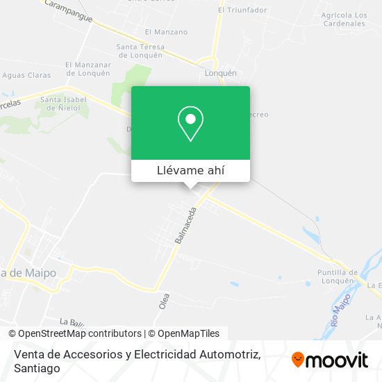 Mapa de Venta de Accesorios y Electricidad Automotriz