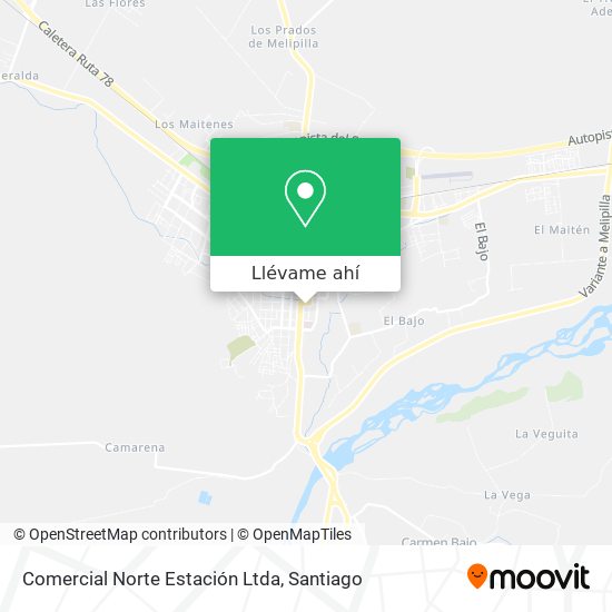 Mapa de Comercial Norte Estación Ltda