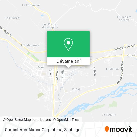 Mapa de Carpinteros-Alimar Carpinteria