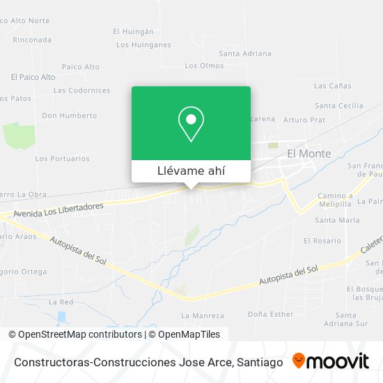 Mapa de Constructoras-Construcciones Jose Arce