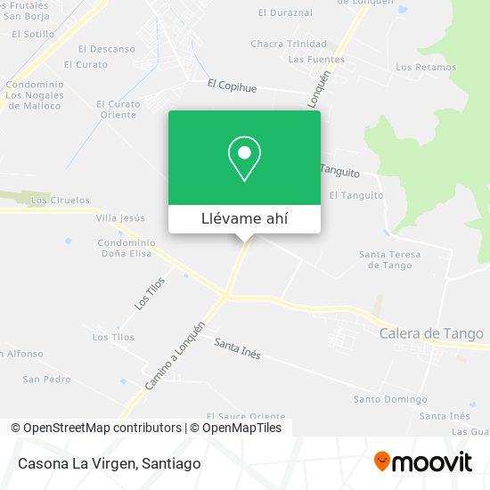 Mapa de Casona La Virgen