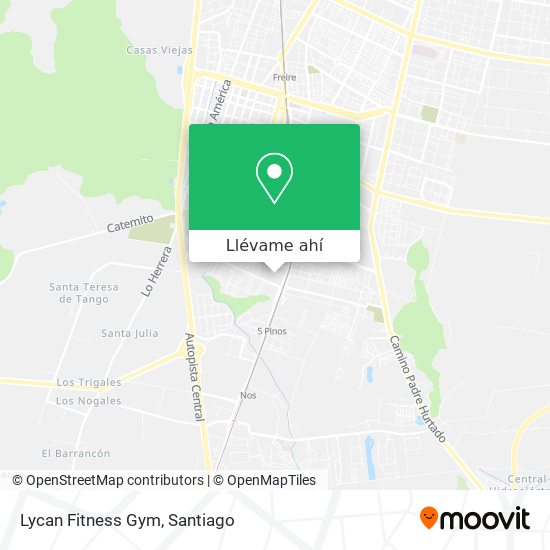 Mapa de Lycan Fitness Gym