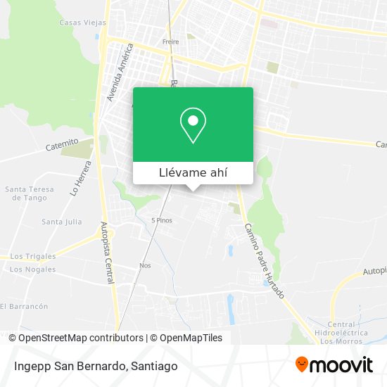 Mapa de Ingepp San Bernardo