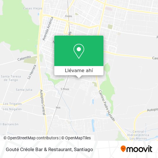 Mapa de Gouté Créole Bar & Restaurant