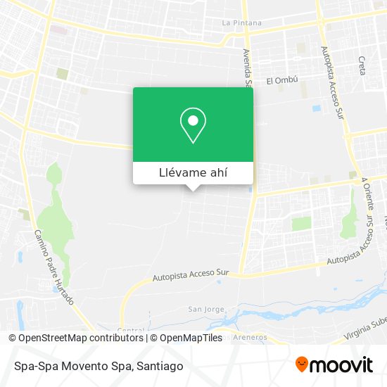 Mapa de Spa-Spa Movento Spa