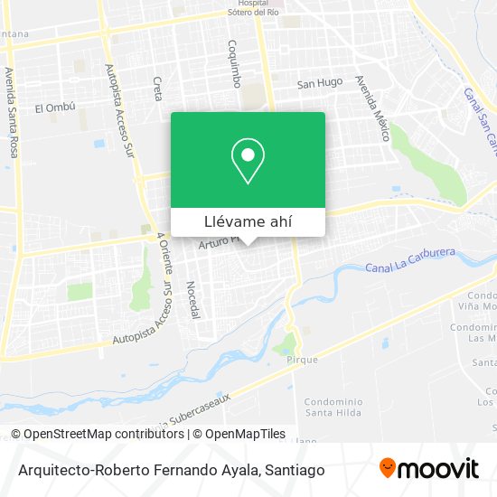 Mapa de Arquitecto-Roberto Fernando Ayala