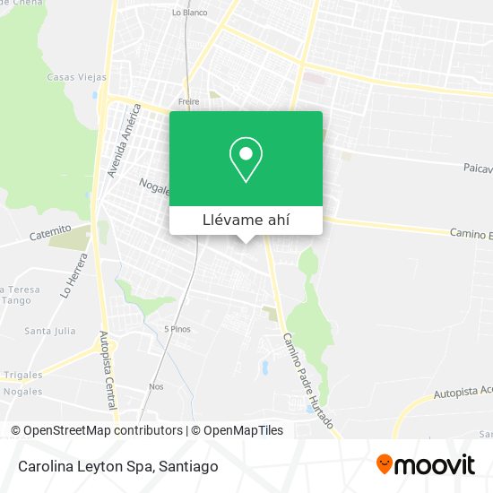 Mapa de Carolina Leyton Spa