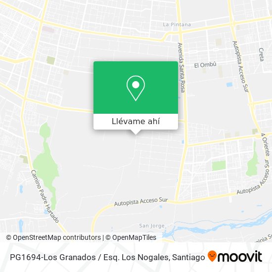 Mapa de PG1694-Los Granados / Esq. Los Nogales