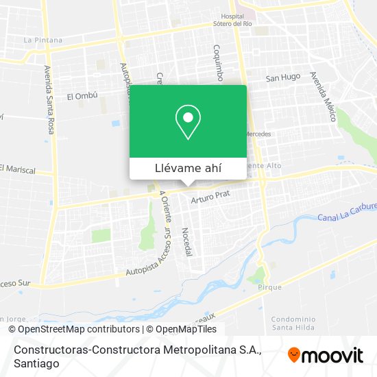 Mapa de Constructoras-Constructora Metropolitana S.A.