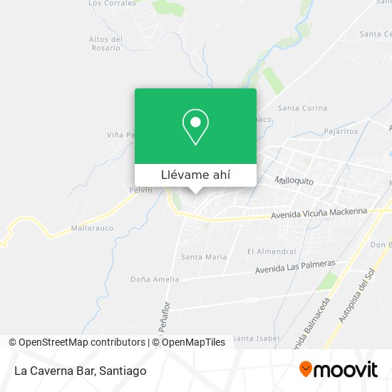 Mapa de La Caverna Bar