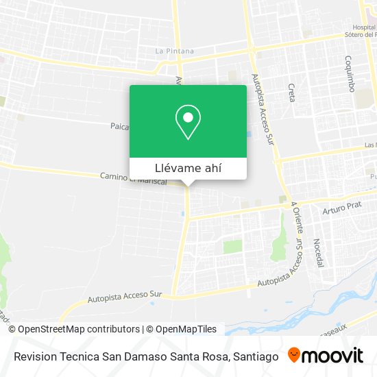 Mapa de Revision Tecnica San Damaso Santa Rosa
