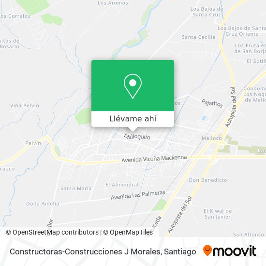 Mapa de Constructoras-Construcciones J Morales