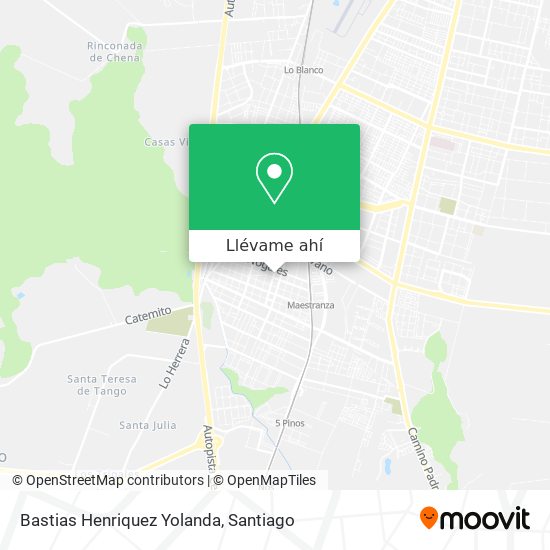 Mapa de Bastias Henriquez Yolanda
