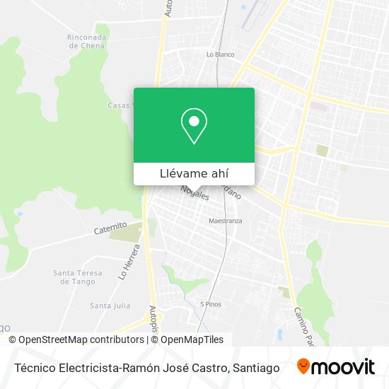 Mapa de Técnico Electricista-Ramón José Castro