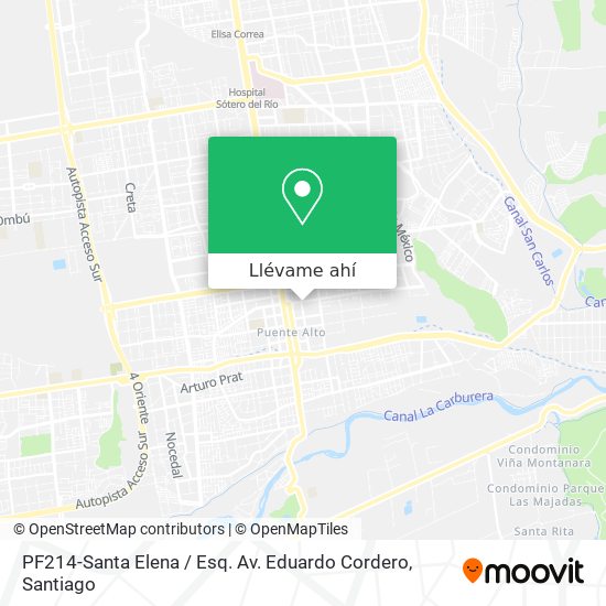 Mapa de PF214-Santa Elena / Esq. Av. Eduardo Cordero