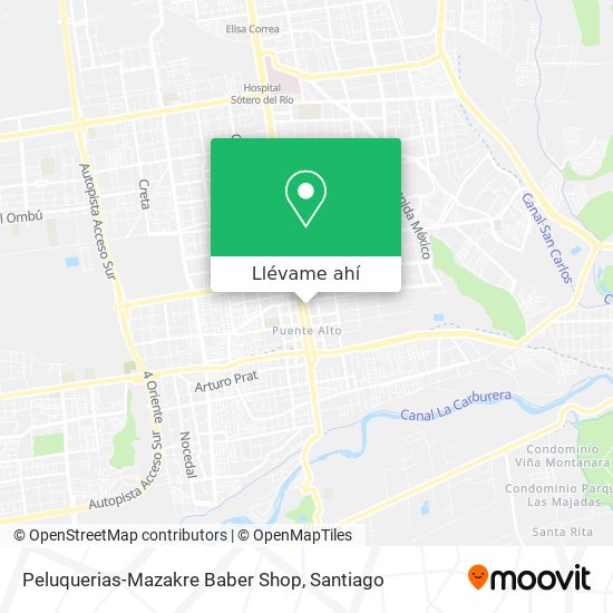 Mapa de Peluquerias-Mazakre Baber Shop