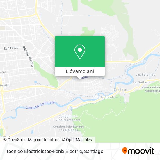 Mapa de Tecnico Electricistas-Fenix Electric