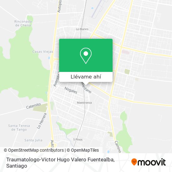 Mapa de Traumatologo-Víctor Hugo Valero Fuentealba