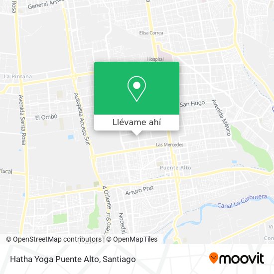 Mapa de Hatha Yoga Puente Alto