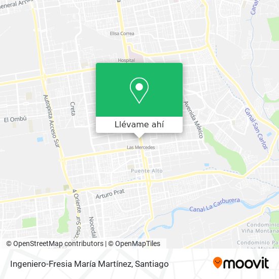 Mapa de Ingeniero-Fresia María Martínez